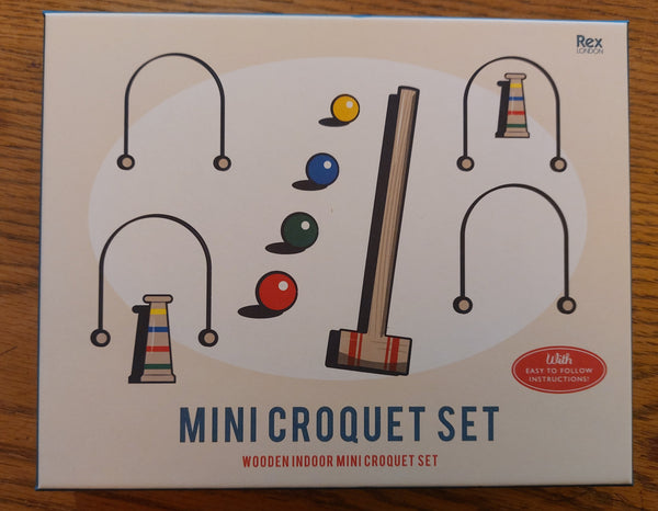 NEW! Mini Croquet Set