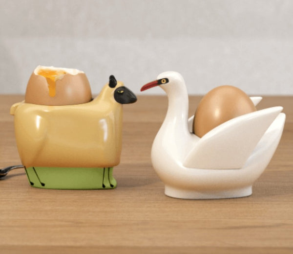Graham Knuttel Egg Cups - Swan and Sheep