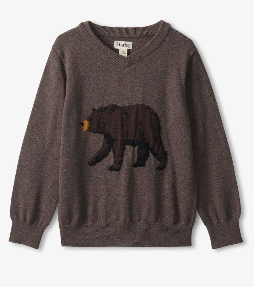 NEW! Hatley Brown Bear Sweater