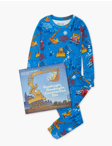 NEW! Hatley Book Pyjamas- Goodnight, Goodnight Construction Site