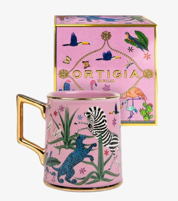 NEW! Ortigia Jungle Mug - Pink