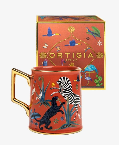 Ortigia Jungle Mug - Red