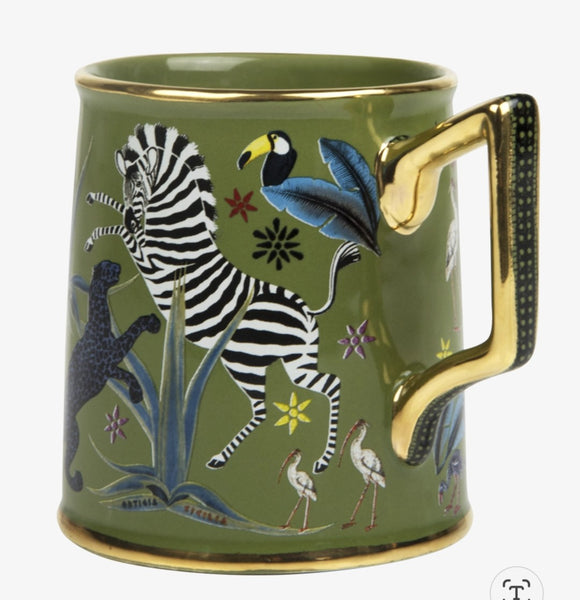 NEW! Ortigia Jungle Mug - Green