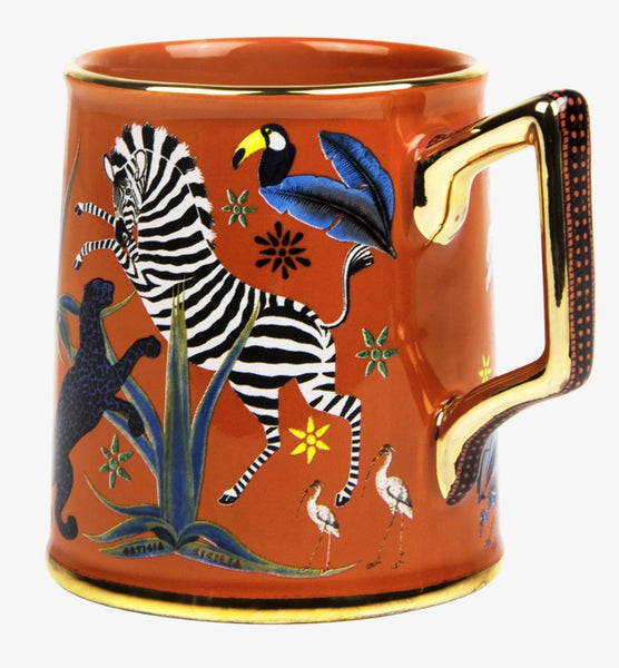 Ortigia Jungle Mug - Red