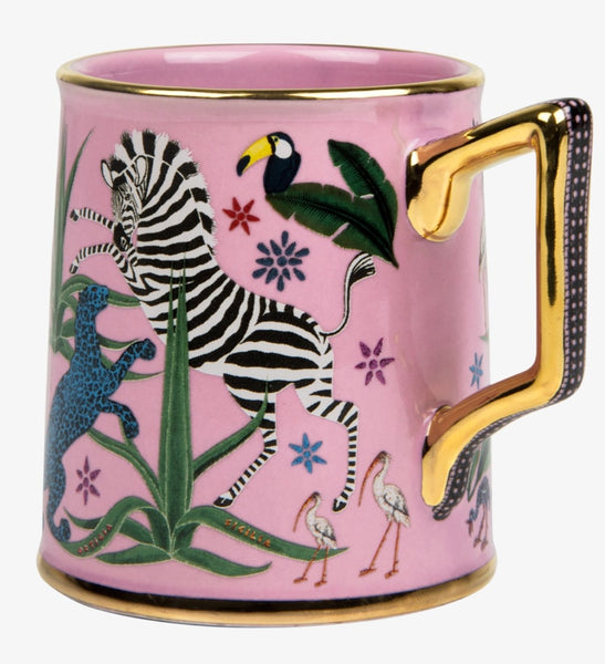 NEW! Ortigia Jungle Mug - Pink