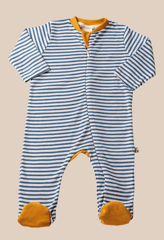 NEW! Baby Footed Sleepsuit - Stripes