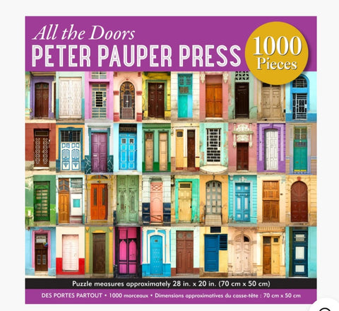 NEW!  1000 Piece Jigsaw Puzzle - All The Doors