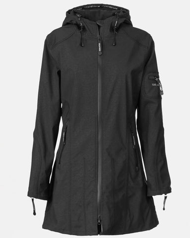 Ilse Jacobsen 3/4 Raincoat - Black