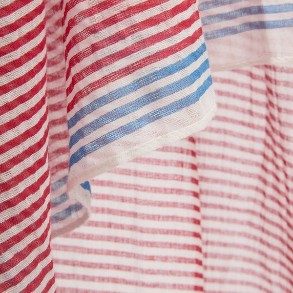 NEW! Cotton Stripe Scarf