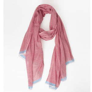 NEW! Cotton Stripe Scarf