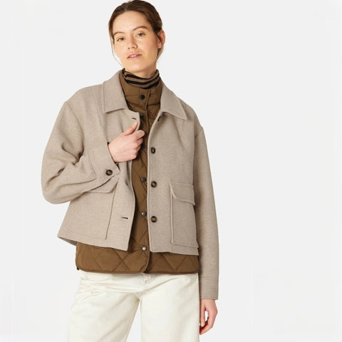 NEW! Short Buttoned Jacket
