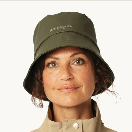 NEW! Ilse Jacobsen Rain Hat -  Army Green