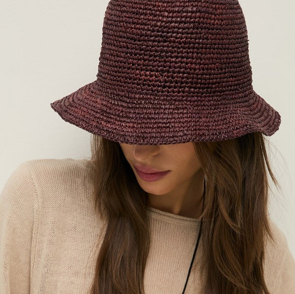 NEW! Rafia Bucket Hat