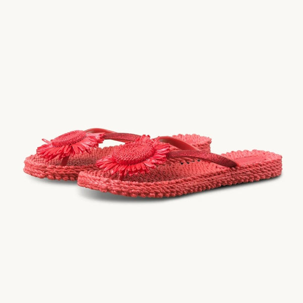 NEW!  Ilse Jacobsen Flower Flip-Flops- Baked Apple
