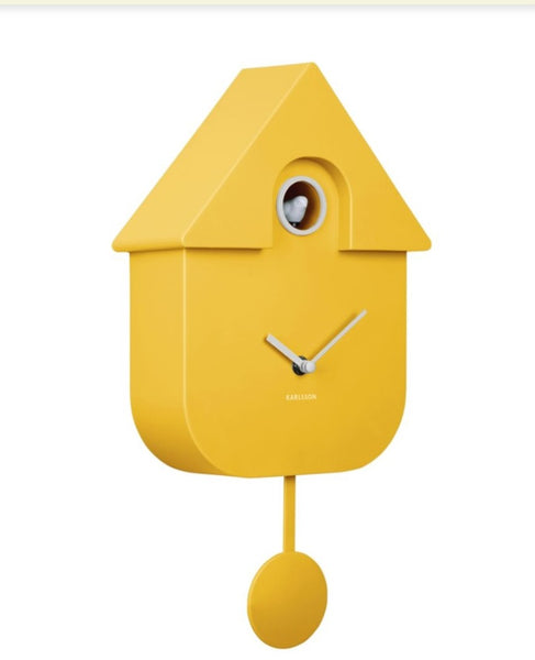 NEW! Cukoo Clock - Yellow