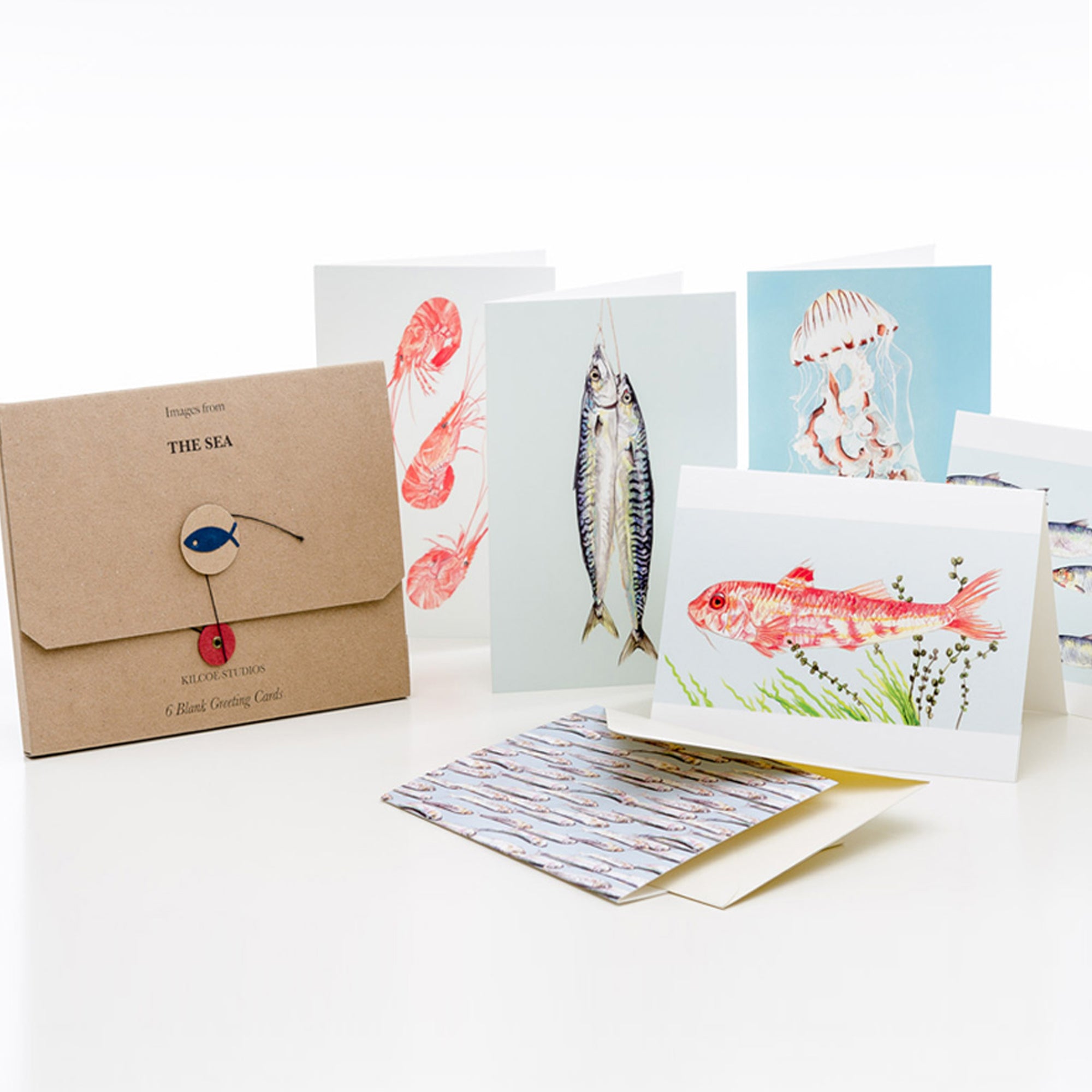 6 Pk Greeting Cards by Kilcoe Studios – The Sea