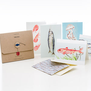 6 Pk Greeting Cards by Kilcoe Studios – The Sea -OUT OF STOCK